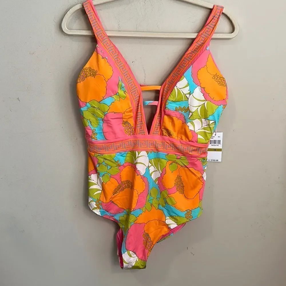 Trina Turk Playa De Flor One-piece Swimsuit 14